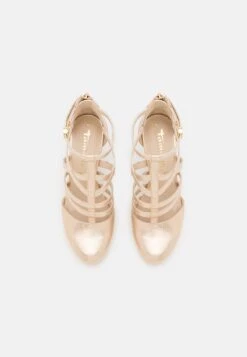 Tamaris Plateaupumps - Light Gold Glam -Dameskledingwinkel 01026c6161c54f438d0b29f8d043c5e6