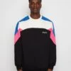 Kaotiko Crew Dru Unisex - Sweater - Ivory/Black/Royal/Fuxia