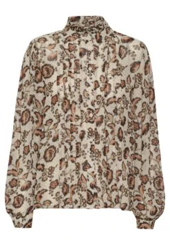 Part Two Viktorine - Overhemdblouse - Koi Japanese Flower Print 10 Part Two Viktorine - Overhemdblouse - Koi Japanese Flower Print -Dameskledingwinkel 05cf054ba99b4551870b9d64cc0c000e