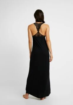 Anna Field Anna Long Viscose Dress- Nachtjapon - Black -Dameskledingwinkel 10e5b321d6434ffdbbb5d172b7ad7489