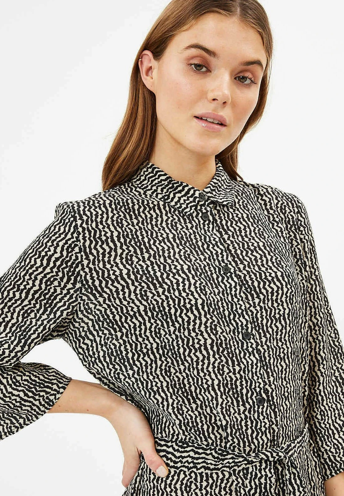 Minimum Norri - Blousejurk - Beige 3 Minimum Norri - Blousejurk - Beige - Afbeelding 3