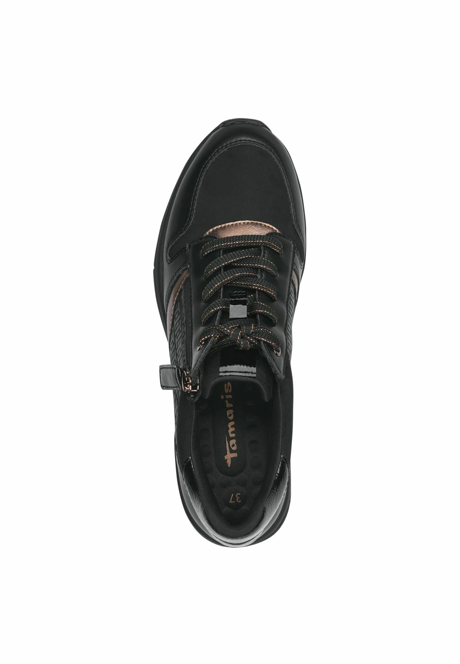 Tamaris Sneakers Laag - Black Copper 3 Tamaris Sneakers Laag - Black Copper - Afbeelding 3