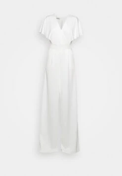 Wedding Betty V Neck Wrap - Jumpsuit - White -Dameskledingwinkel 18b6982c840c4d01b3c6279a88aa371a