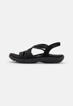 Skechers Reggae Slim Fit - Sandalen - Black Gore -Dameskledingwinkel 1a43b0eea73945c5980c2552541b671a