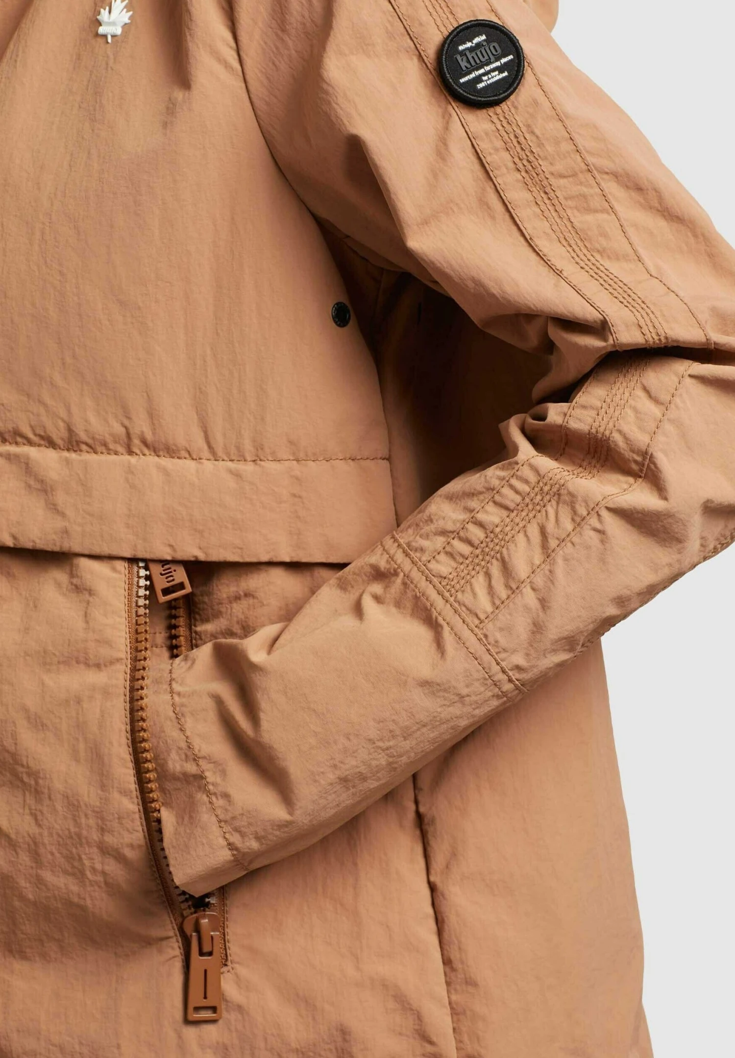 Khujo Zahira3 - Lichte Jas - Toffee 5 Khujo Zahira3 - Lichte Jas - Toffee - Afbeelding 5
