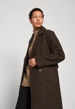 Selected Femme Slfmilo Coat - Mantel - Java Check -Dameskledingwinkel 24cad1c5a02a4d8d832fd20fd77c1454