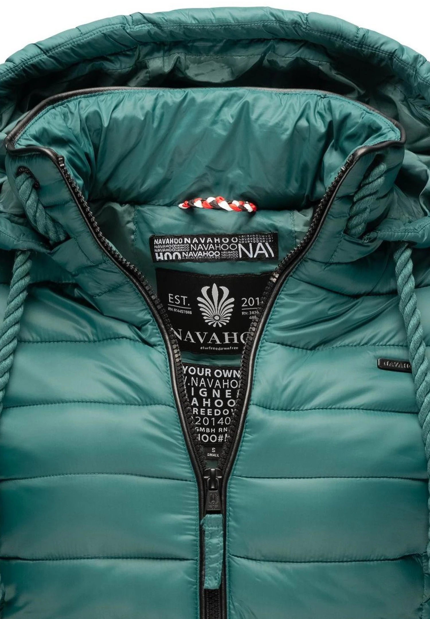 Navahoo Lulana - Jas - Petrol Melange 7 Navahoo Lulana - Jas - Petrol Melange - Afbeelding 7