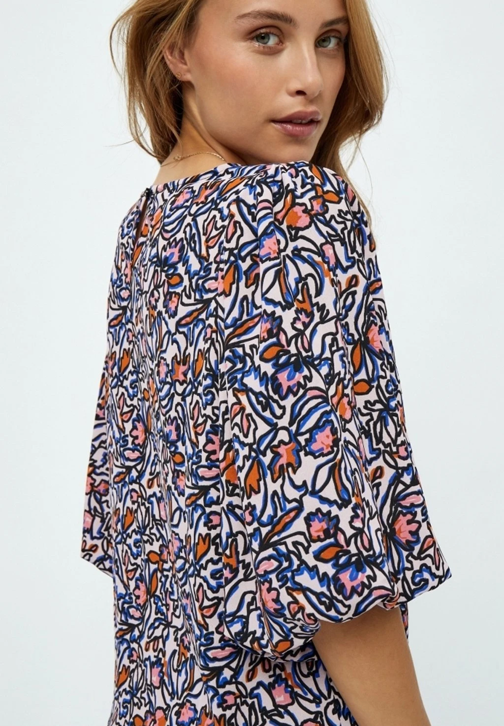 Minus Selia 3/4 Sleeve- Blouse - Ash Rose Print 4 Minus Selia 3/4 Sleeve- Blouse - Ash Rose Print - Afbeelding 4