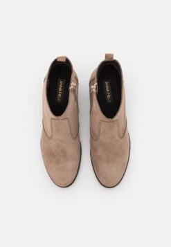 Leather - Cowboy-/Bikerlaarsjes - Taupe -Dameskledingwinkel 31439f38e4674f7495916fa4d253a286