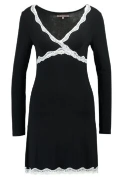 Anna Field Nachtjapon - Black -Dameskledingwinkel 32fa00dfae104f94a6dcda686bd2fdf8