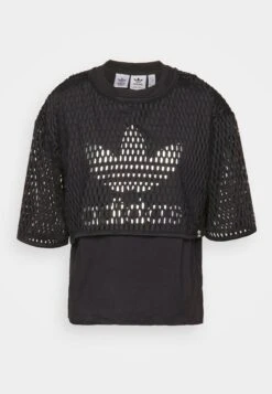 Adidas Originals Big Logo Tee 2 In 1 - T-Shirt Print - Black 16 Adidas Originals Big Logo Tee 2 In 1 - T-Shirt Print - Black -Dameskledingwinkel 3552fb7270da4b8db73dd0e3ab69b529