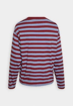 Monki Longsleeve - Dark Red/Blue 11 Monki Longsleeve - Dark Red/Blue -Dameskledingwinkel 3ed181beddaf419b8f42b6d94194ef97