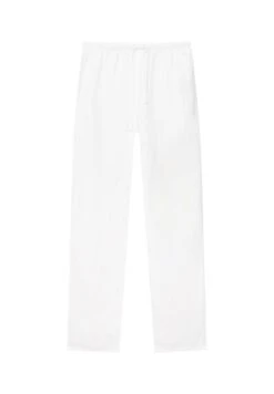 PULL & BEAR Flowing Faded - Broek - White -Dameskledingwinkel 45117ad7e3b243b5a0f5bc7fdf66a357