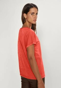 Mos Mosh Kay Tee - T-Shirt Basic - Burnt Ochre 7 Mos Mosh Kay Tee - T-Shirt Basic - Burnt Ochre -Dameskledingwinkel 45c65f848abe41c5877ff51741a019f5