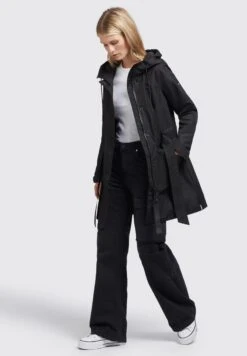 Khujo Lauren - Parka - Schwarz -Dameskledingwinkel 46c2480da9084e559cf02540553e393e