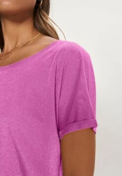 Mos Mosh Kay Tee - T-Shirt Basic - Vivid Viola 9 Mos Mosh Kay Tee - T-Shirt Basic - Vivid Viola -Dameskledingwinkel 4709a0627ab34dd095b85e7659f6456e