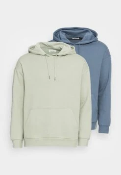 YOURTURN 2 Pack Unisex - Hoodie - Blue/LightGreen -Dameskledingwinkel 55fc67f0d71641fbad34a79195d3ab11