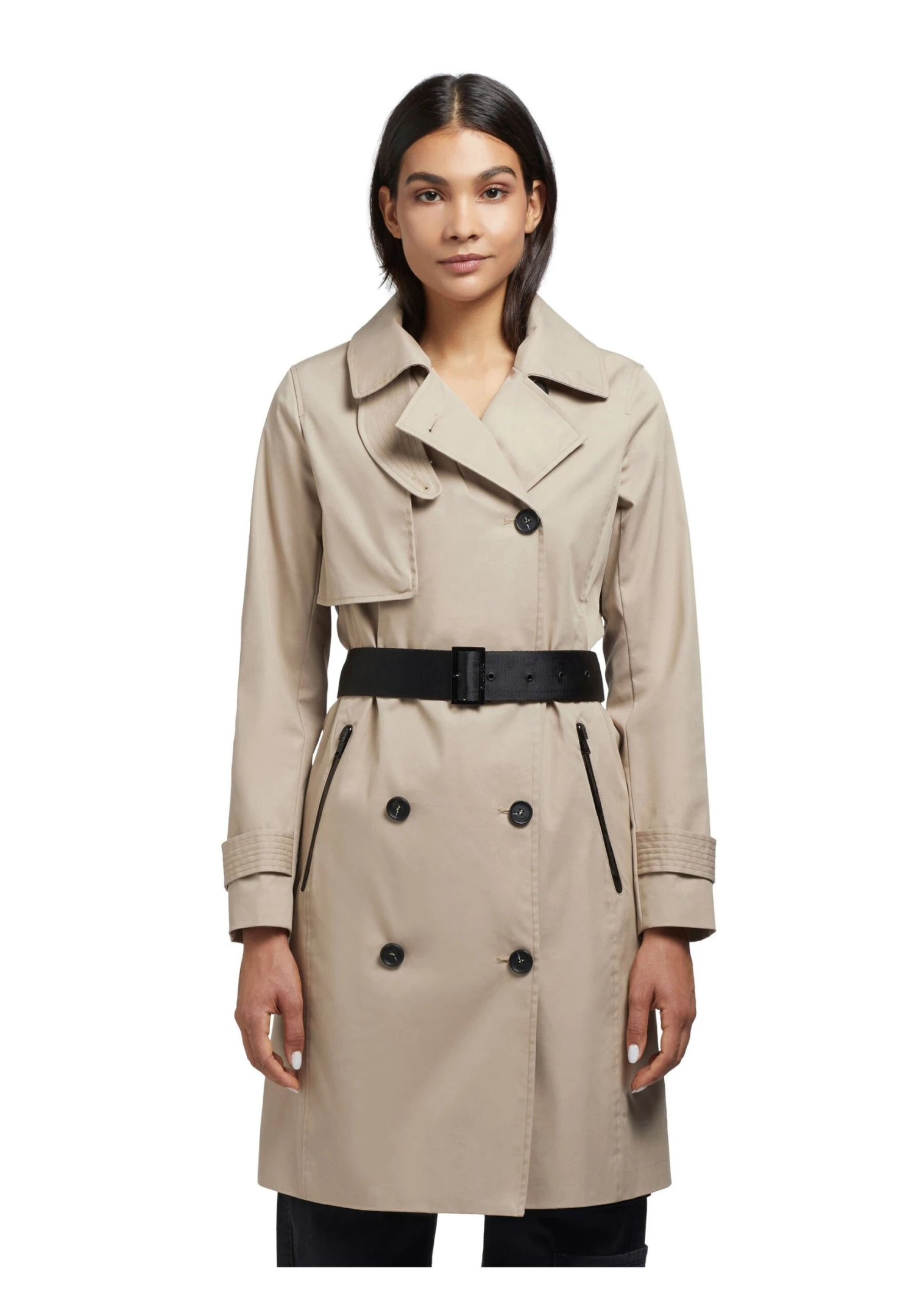 Khujo Trenchcoat - Beige 8 Khujo Trenchcoat - Beige - Afbeelding 8