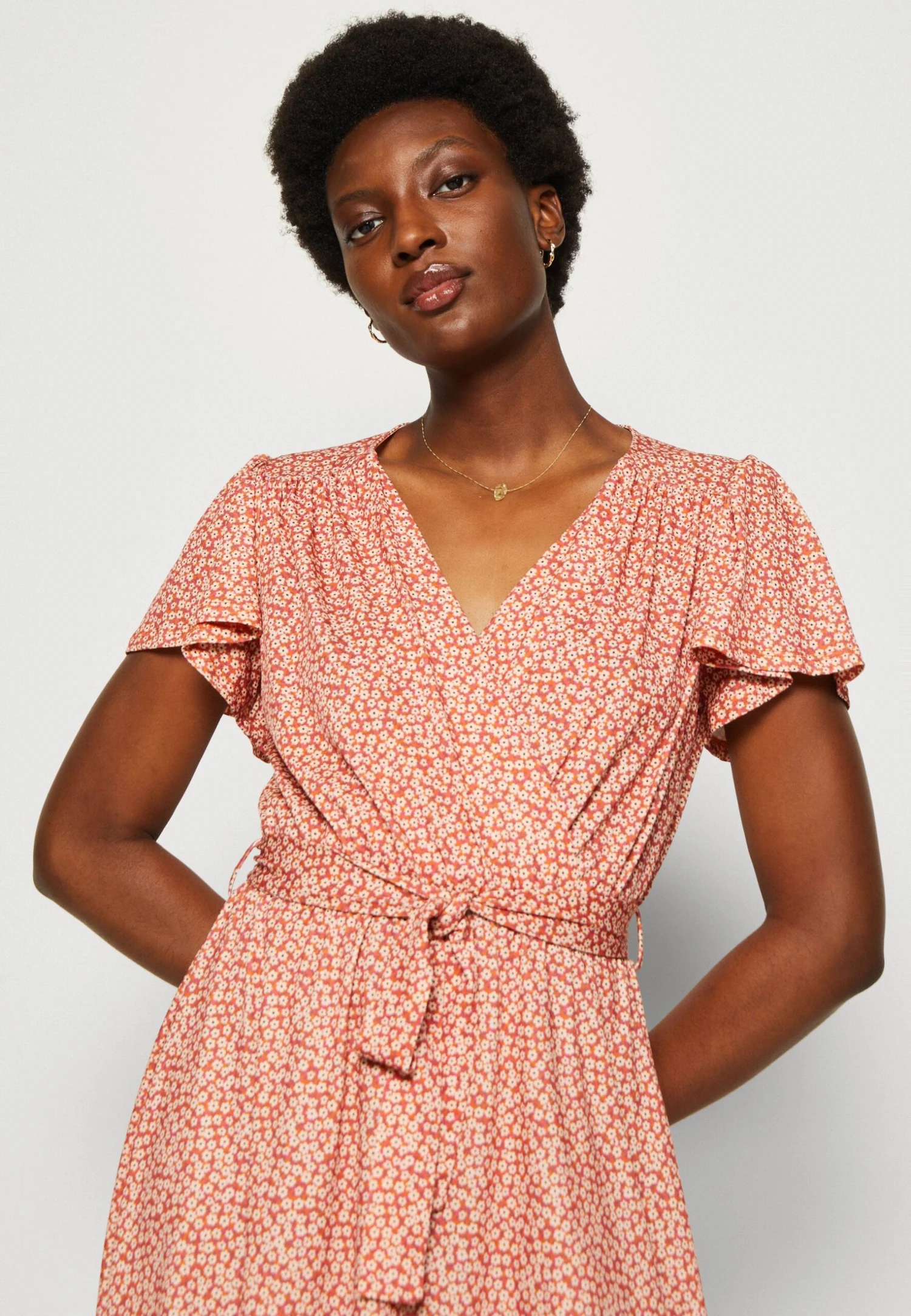 Anna Field Jurk - Brown/White 6 Anna Field Jurk - Brown/White - Afbeelding 6