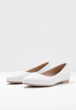 Anna Field Leather - Ballerina'S - White -Dameskledingwinkel 5fa0643b433d408caa3b4cbb92838547