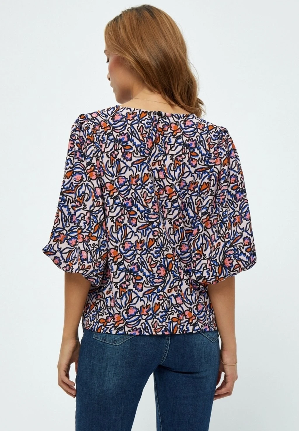 Minus Selia 3/4 Sleeve- Blouse - Ash Rose Print 3 Minus Selia 3/4 Sleeve- Blouse - Ash Rose Print - Afbeelding 3