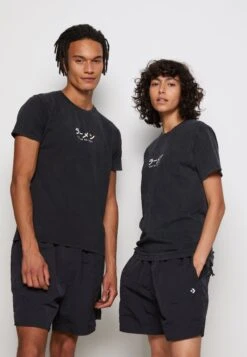 Kaotiko Washed Ramen - T-Shirt Print - Black -Dameskledingwinkel 69005f5825184b9f994df5469f798d8d