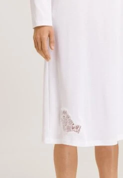 HANRO Naila - Nachtjapon - White -Dameskledingwinkel 6c8dd08765574b1d8b62254b174a1b16
