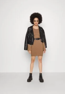 Even&Odd Knit Loose Fit Flared Sleeves Dress - Gebreide Jurk - Camel -Dameskledingwinkel 6effdb7e24914912a16c8d6c0869609a