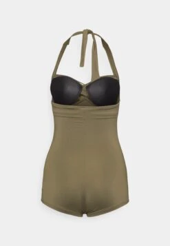 Seafolly Collective Boyleg One Piece - Badpak - Dark Olive -Dameskledingwinkel 6f87f08d7fbb4aedb3acefaf5749a05b