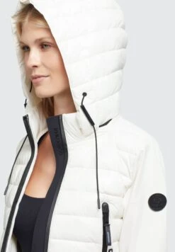 Khujo Dalis Shiny - Jas - Cremeweiß -Dameskledingwinkel 73b2e462d0044942b12e4f2ea97ed8a2