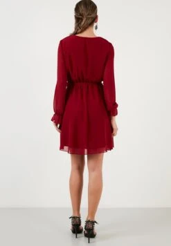 LELA Mini- Jurk - Bordeaux 10 LELA Mini- Jurk - Bordeaux -Dameskledingwinkel 74d1d23a325f46848303e7459e248be2