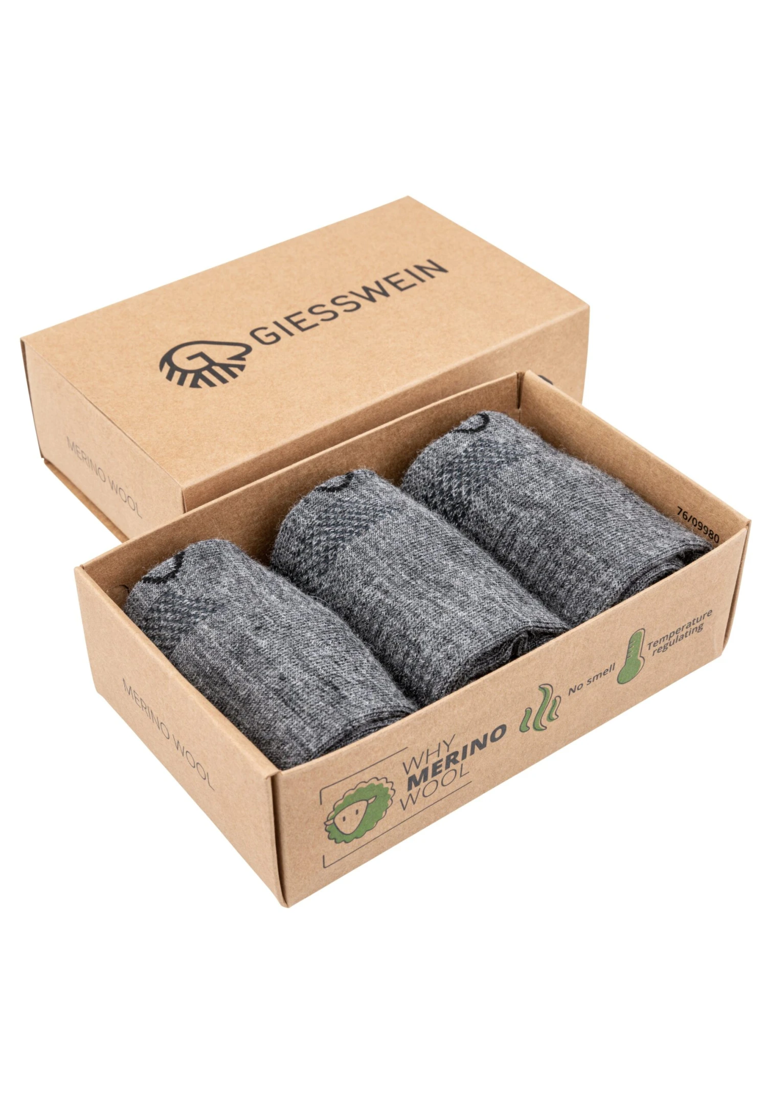Giesswein Merino Wool Sneaker Socks 3Er-Pack - Sokken - Schiefer 7 Giesswein Merino Wool Sneaker Socks 3Er-Pack - Sokken - Schiefer - Afbeelding 7