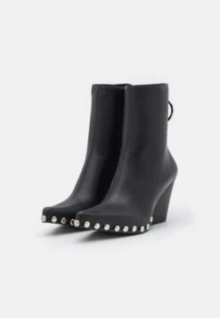 Jeffrey Campbell Walton - Cowboy-/Bikerlaarsjes - Black -Dameskledingwinkel 777ea2f9550b482e95b02bf7f8453e19