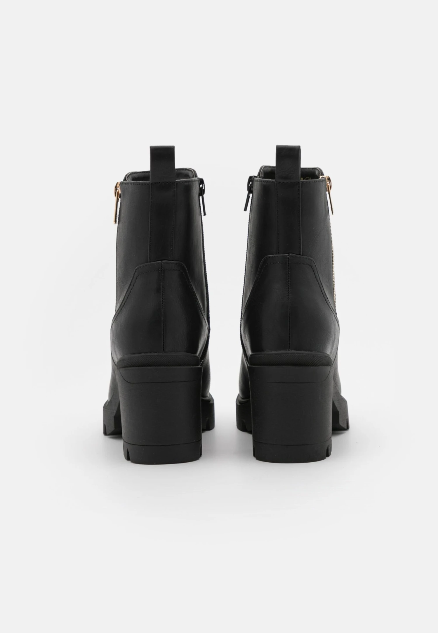 Anna Field Enkellaarsjes Met Plateauzool - Black 4 Anna Field Enkellaarsjes Met Plateauzool - Black - Afbeelding 4