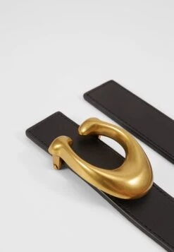 Coach Sculpted Reversible Belt - Riem - Black/Saddle -Dameskledingwinkel 7f9fe237f2df4489beeab3be15a246b4