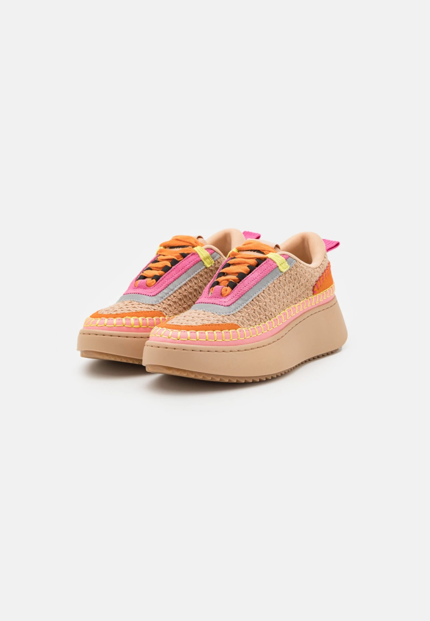 Steve Madden Doubletake - Sneakers Laag - Natural/Orange 2 Steve Madden Doubletake - Sneakers Laag - Natural/Orange - Afbeelding 2