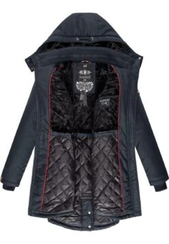 Marikoo Kamii - Winterjas - Dark Blue -Dameskledingwinkel 7fff4f55d513486f95dc4c749f0ece17