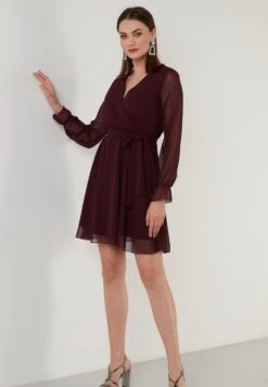 LELA Mini- Jurk - Purple -Dameskledingwinkel 89518ee969f44ebfb4428b300136144f