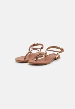 Anna Field Teensandalen - Cognac/Gold -Dameskledingwinkel 8e1d6ac5d8ec478886ba5afccecbc513