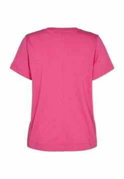 Moves Nielli - T-Shirt Basic - Shocking Pink -Dameskledingwinkel 92a4cf506fc7430dbb9ea57fa28c5b25