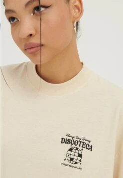 YOURTURN Unisex - T-Shirt Print - Mottled Light Brown -Dameskledingwinkel 941aa9d5ee30436d949c8e1dc9b62969