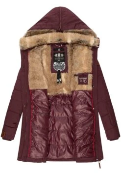 Marikoo Lieblings - Winterjas - Dark Red Melange -Dameskledingwinkel 946da30be27d47e4a4f8c250666d3f96