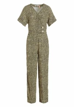 Khujo Borgia - Jumpsuit - Schwarz-Gelb Geblümt -Dameskledingwinkel 94c94a900955432e91ca478d2d81a101