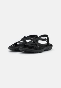 Skechers Reggae Slim Fit - Sandalen - Black Gore -Dameskledingwinkel 97840cee0c434d808e1f35f80d39fed6