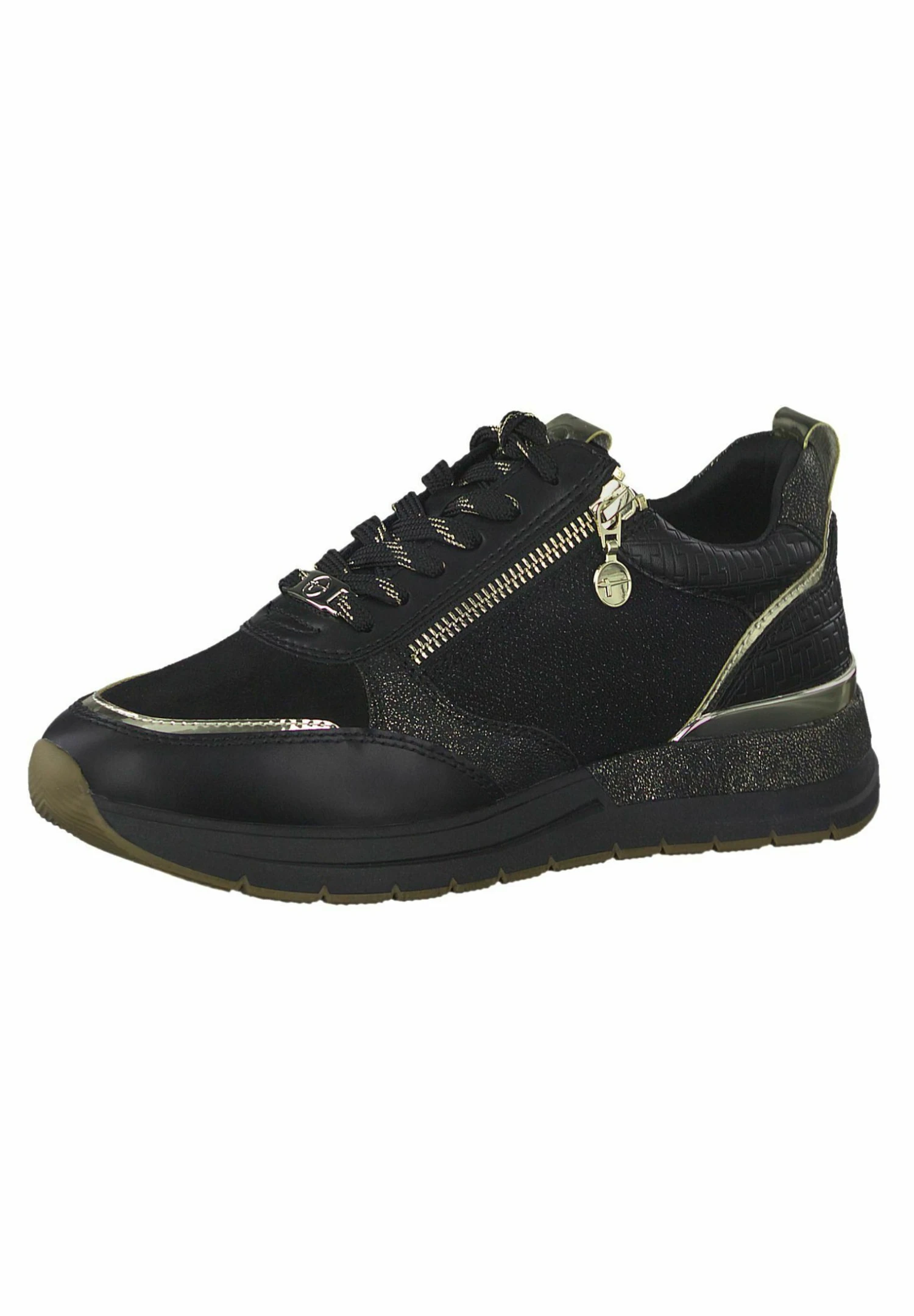 Tamaris Sneakers Laag - Black Gold 2 Tamaris Sneakers Laag - Black Gold - Afbeelding 2