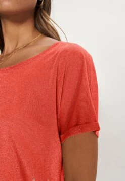 Mos Mosh Kay Tee - T-Shirt Basic - Burnt Ochre 9 Mos Mosh Kay Tee - T-Shirt Basic - Burnt Ochre -Dameskledingwinkel 9b4e1209f78c49ef8443629c0112700a