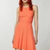 Patrizia Pepe Essential- Jurk - Intense Coral