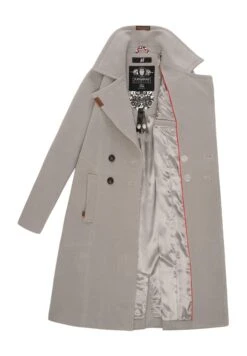 Navahoo Wooly - Halflange Jas - Zinc Grey -Dameskledingwinkel a410541689e547629f0a119abada9a32