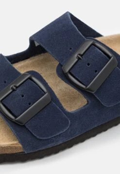 Pier One Leather Unisex - Pantoffels - Dark Blue -Dameskledingwinkel a5a88158e25a4eb4b3e59dc262861c25