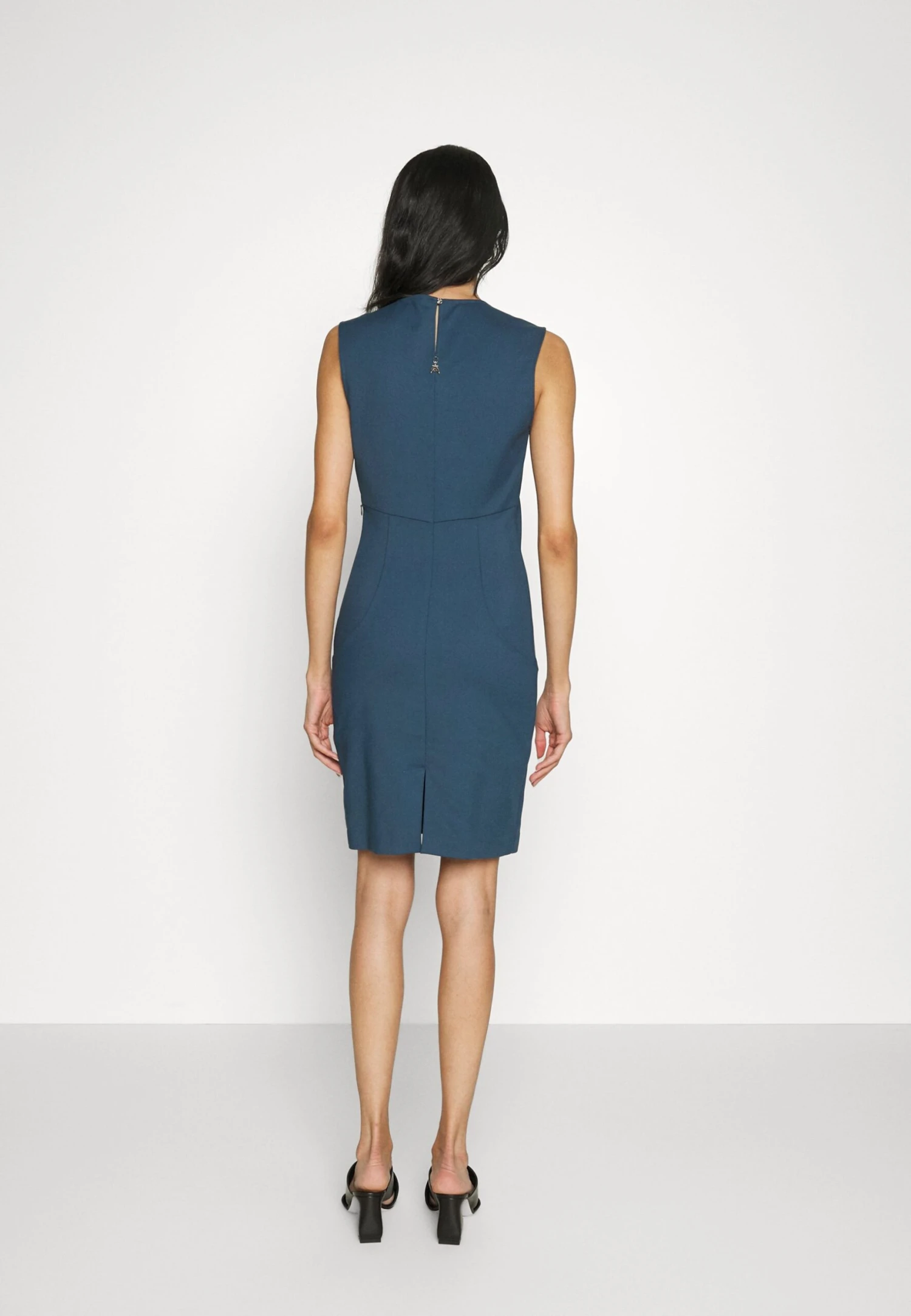 Patrizia Pepe Abito Dress - Etui-Jurk - Petrol Blue 3 Patrizia Pepe Abito Dress - Etui-Jurk - Petrol Blue - Afbeelding 3